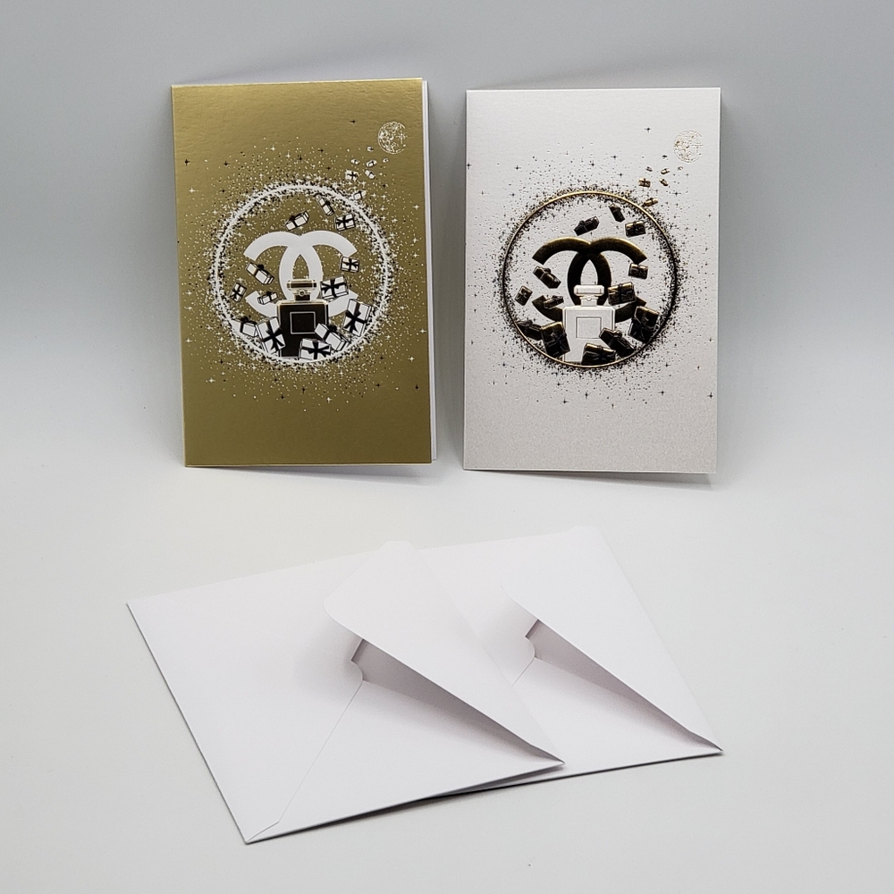 2 Chanel Christmas Cards